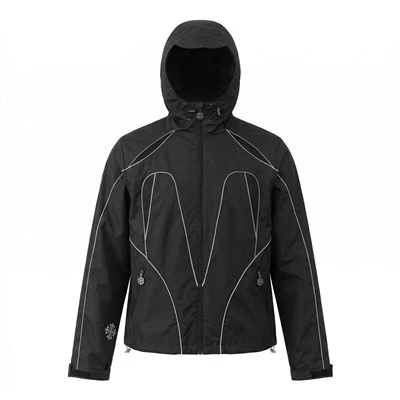 Áo khoác đường ống nylon Ripstop