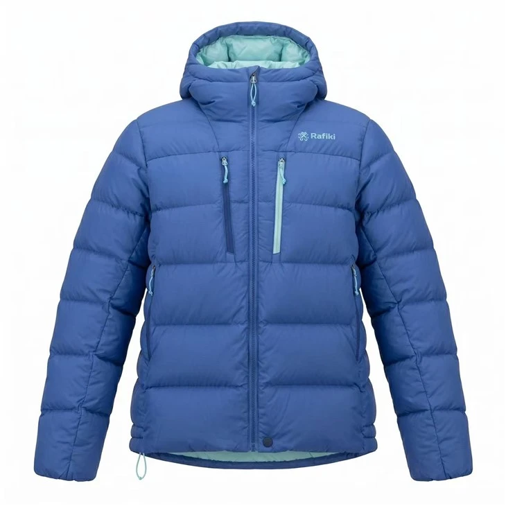 Áo khoác nam chần bông Duck Down Puffer màu xanh