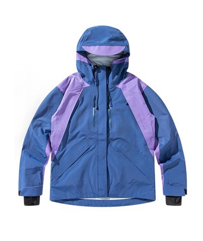 Outdoor Sports Leisure Waterproof Color-Block Ski Jacket
