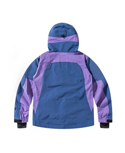 Outdoor Sports Leisure Waterproof Color-Block Ski Jacket